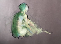 Judith Carducci pastel gesture drawing