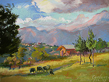 Carducci Pastel Landscape