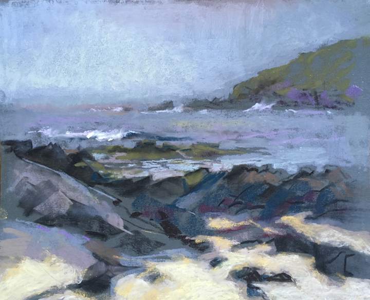 Judith Carducci pastel landscapes monhegan island